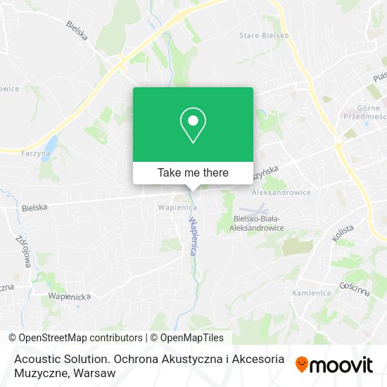 Acoustic Solution. Ochrona Akustyczna i Akcesoria Muzyczne map