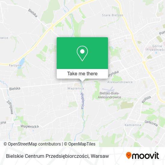 Bielskie Centrum Przedsiębiorczości map