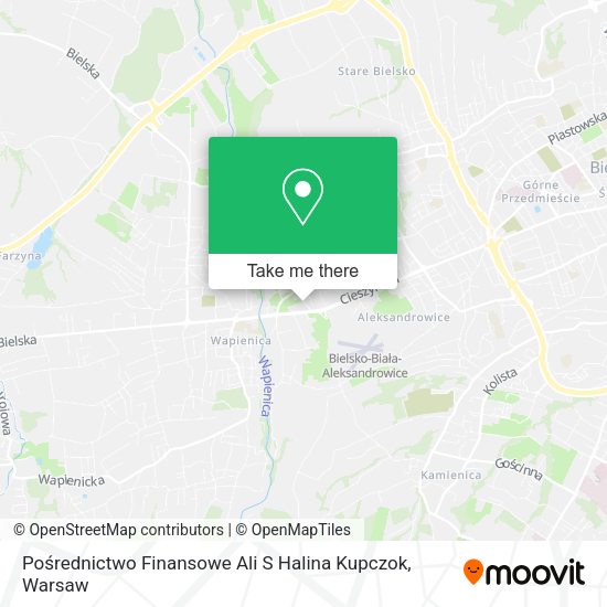 Pośrednictwo Finansowe Ali S Halina Kupczok map