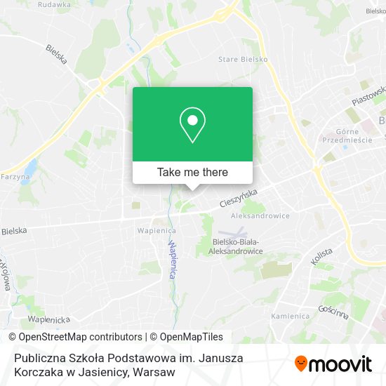 Publiczna Szkoła Podstawowa im. Janusza Korczaka w Jasienicy map