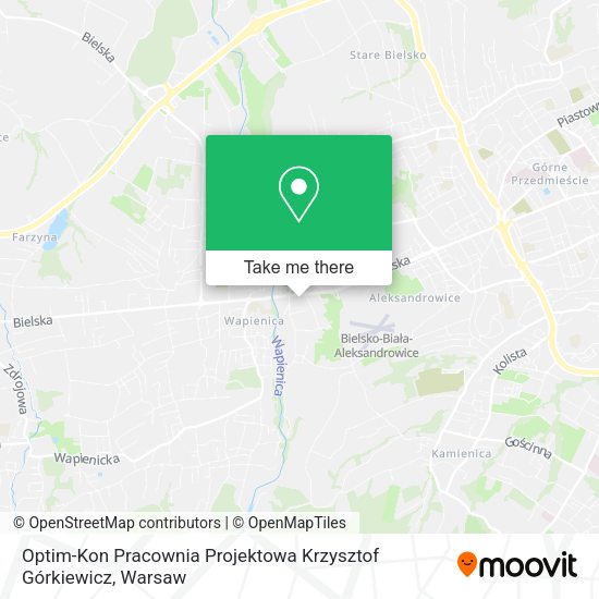 Optim-Kon Pracownia Projektowa Krzysztof Górkiewicz map