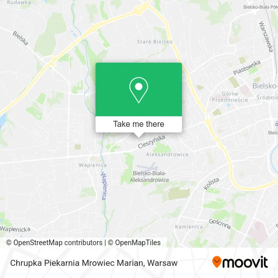 Chrupka Piekarnia Mrowiec Marian map