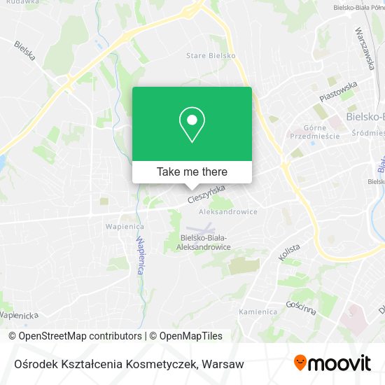 Ośrodek Kształcenia Kosmetyczek map