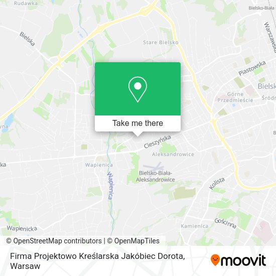 Firma Projektowo Kreślarska Jakóbiec Dorota map