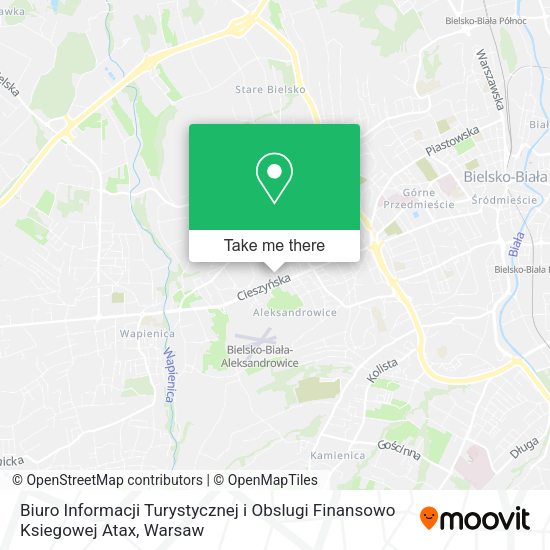 Biuro Informacji Turystycznej i Obslugi Finansowo Ksiegowej Atax map