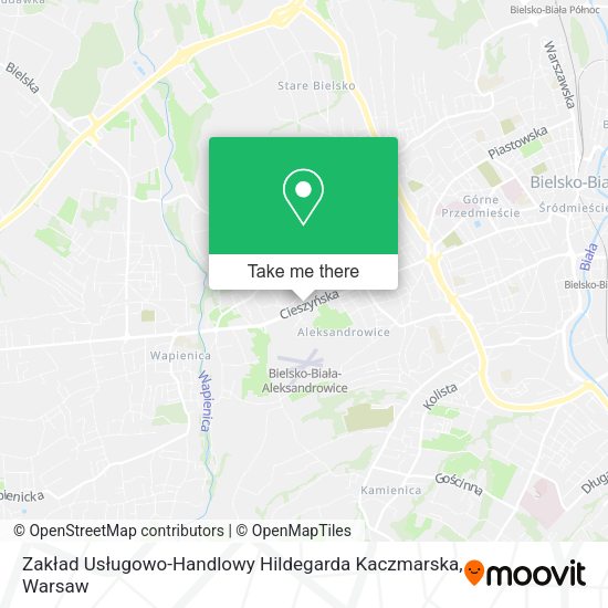 Zakład Usługowo-Handlowy Hildegarda Kaczmarska map