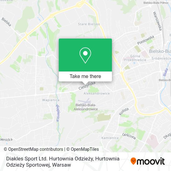 Diakles Sport Ltd. Hurtownia Odzieży, Hurtownia Odzieży Sportowej map