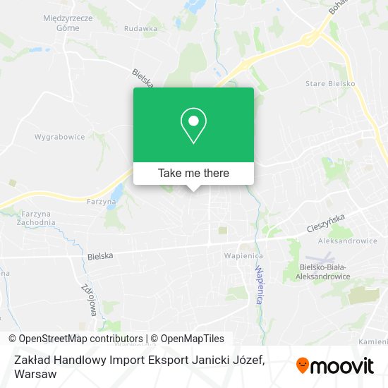 Zakład Handlowy Import Eksport Janicki Józef map