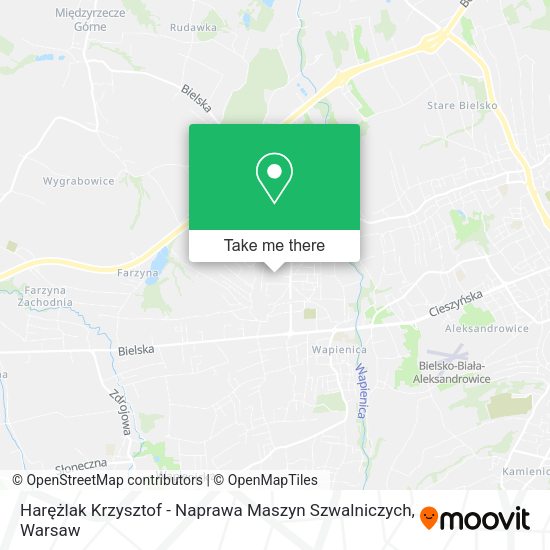 Harężlak Krzysztof - Naprawa Maszyn Szwalniczych map