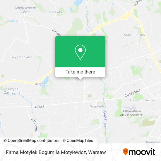 Firma Motylek Bogumiła Motylewicz map