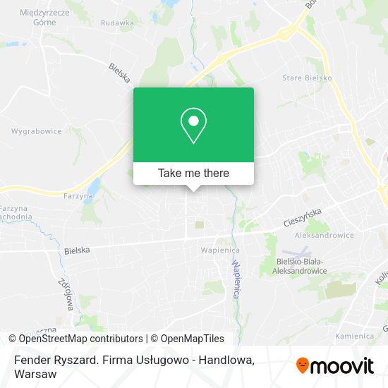 Fender Ryszard. Firma Usługowo - Handlowa map