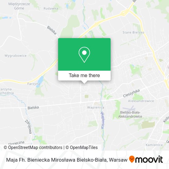 Maja Fh. Bieniecka Mirosława Bielsko-Biała map