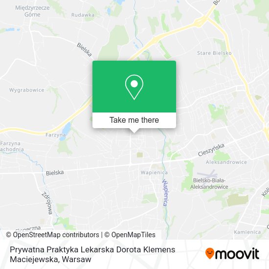 Prywatna Praktyka Lekarska Dorota Klemens Maciejewska map