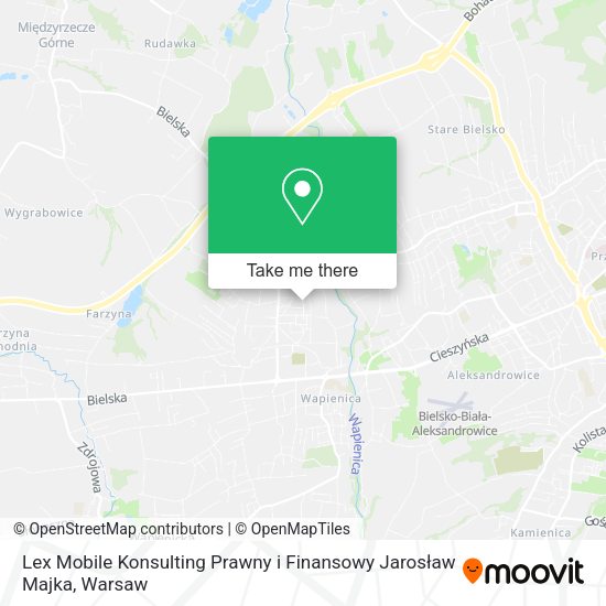 Lex Mobile Konsulting Prawny i Finansowy Jarosław Majka map