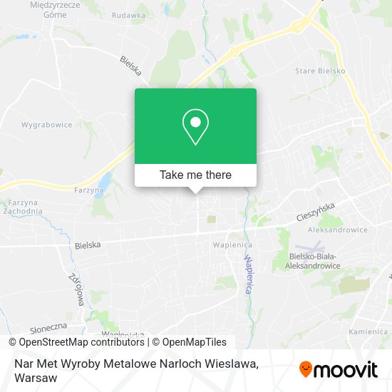 Nar Met Wyroby Metalowe Narloch Wieslawa map