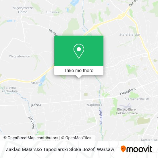 Zakład Malarsko Tapeciarski Słoka Józef map