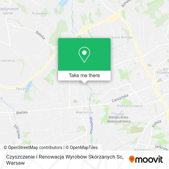 Czyszczenie i Renowacja Wyrobów Skórzanych Sc map