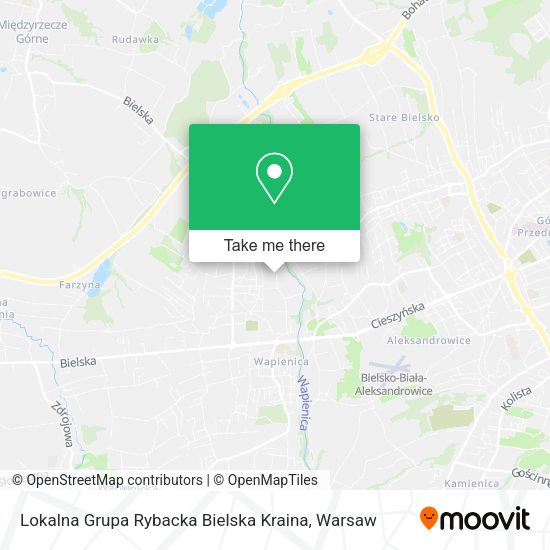 Lokalna Grupa Rybacka Bielska Kraina map