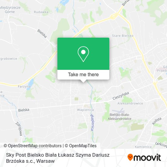 Sky Post Bielsko Biała Łukasz Szyma Dariusz Brzóska s.c. map