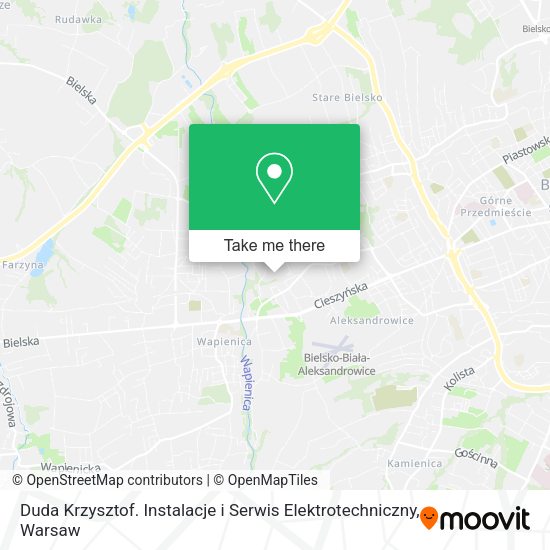 Duda Krzysztof. Instalacje i Serwis Elektrotechniczny map