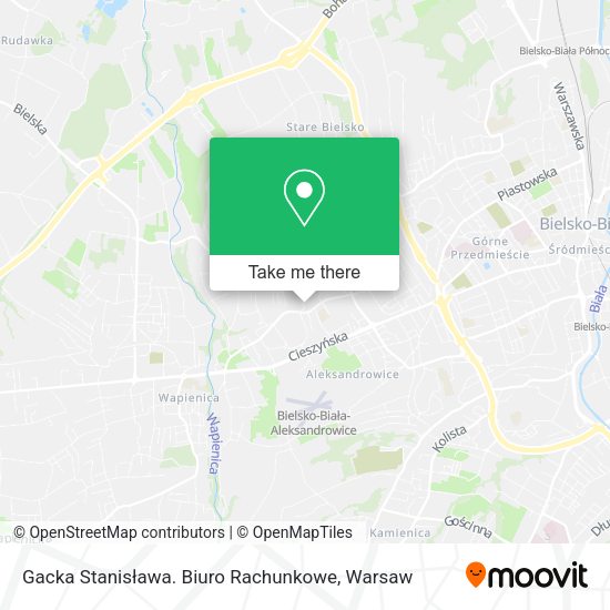 Gacka Stanisława. Biuro Rachunkowe map