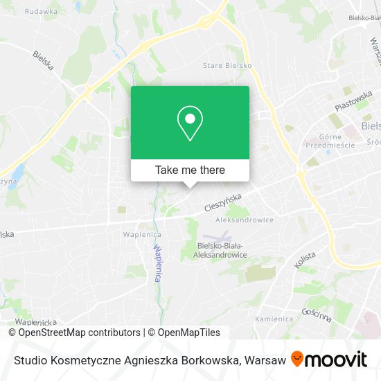 Studio Kosmetyczne Agnieszka Borkowska map