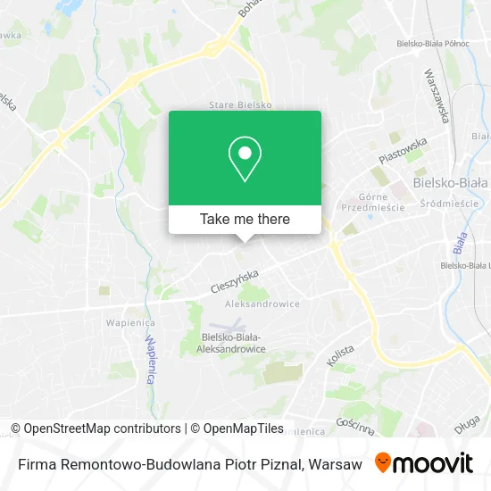 Карта Firma Remontowo-Budowlana Piotr Piznal
