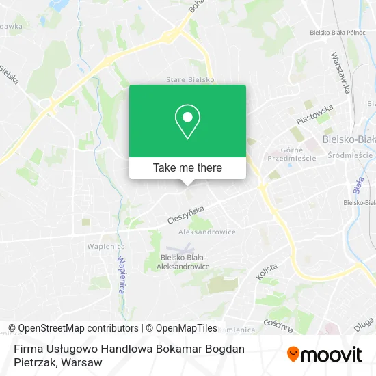 Firma Usługowo Handlowa Bokamar Bogdan Pietrzak map