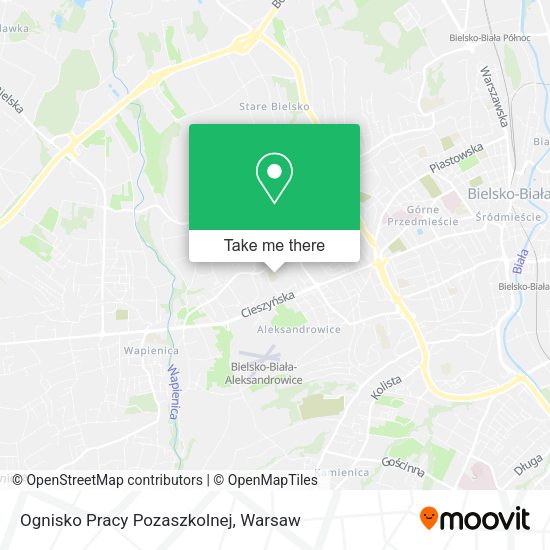 Ognisko Pracy Pozaszkolnej map