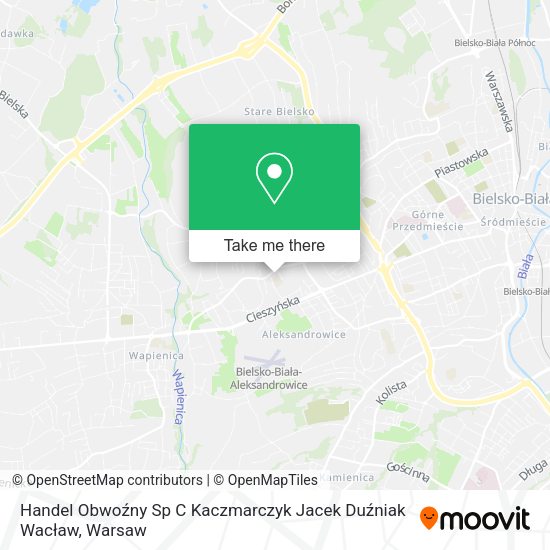 Handel Obwoźny Sp C Kaczmarczyk Jacek Duźniak Wacław map