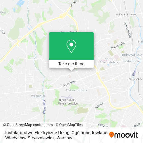 Instalatorstwo Elektryczne Usługi Ogólnobudowlane Władysław Stryczniewicz map