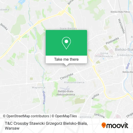 T&C Crossby Stawicki Grzegorz Bielsko-Biała map