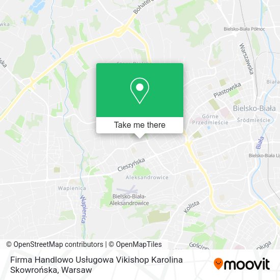 Firma Handlowo Usługowa Vikishop Karolina Skowrońska map