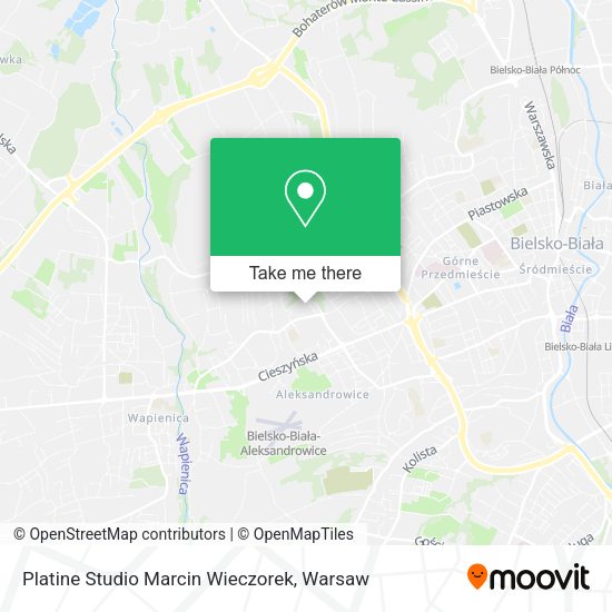 Platine Studio Marcin Wieczorek map