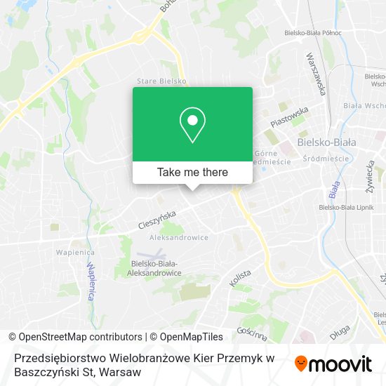 Przedsiębiorstwo Wielobranżowe Kier Przemyk w Baszczyński St map