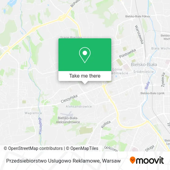 Карта Przedsiebiorstwo Uslugowo Reklamowe