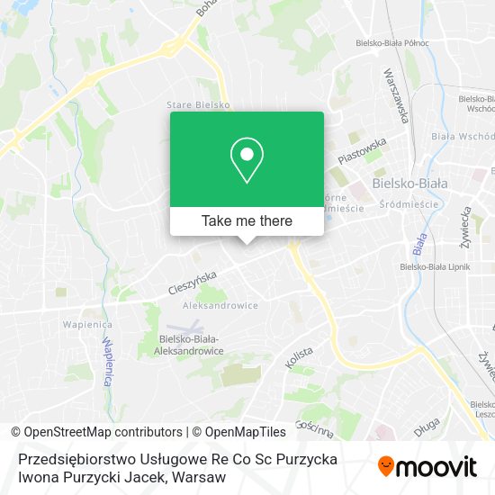 Przedsiębiorstwo Usługowe Re Co Sc Purzycka Iwona Purzycki Jacek map