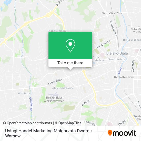 Карта Usługi Handel Marketing Małgorzata Dwornik