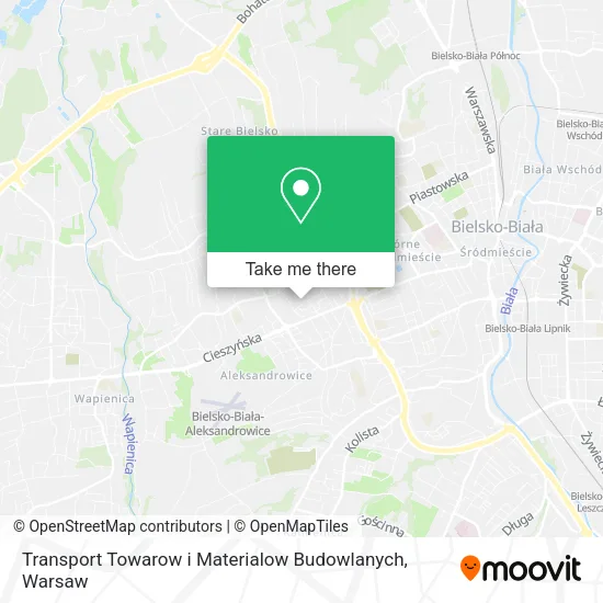 Карта Transport Towarow i Materialow Budowlanych