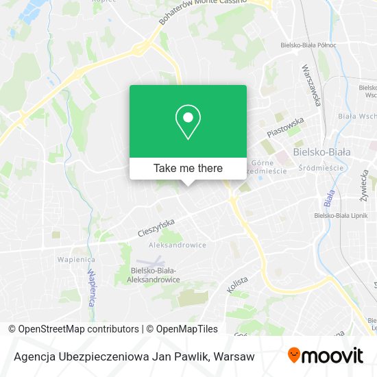 Agencja Ubezpieczeniowa Jan Pawlik map