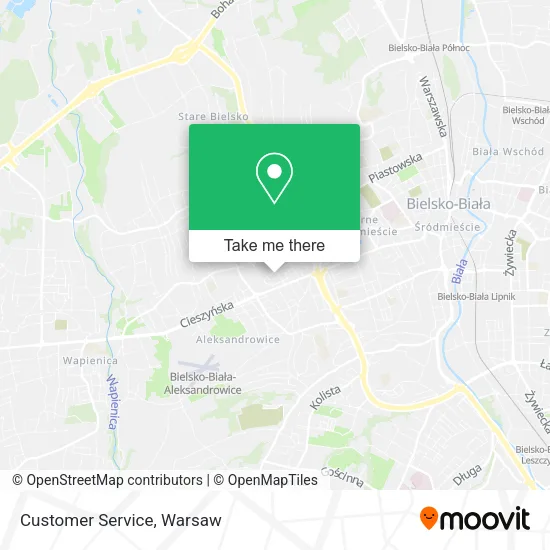 Карта Customer Service