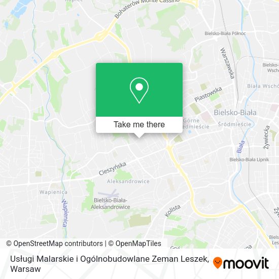 Usługi Malarskie i Ogólnobudowlane Zeman Leszek map