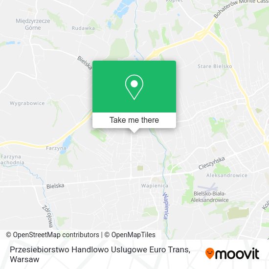 Przesiebiorstwo Handlowo Uslugowe Euro Trans map