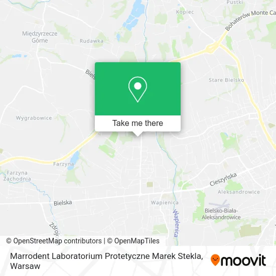 Карта Marrodent Laboratorium Protetyczne Marek Stekla