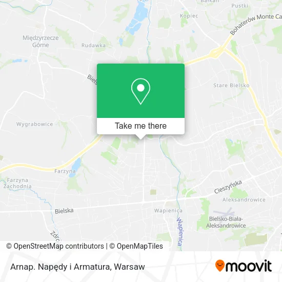 Карта Arnap. Napędy i Armatura