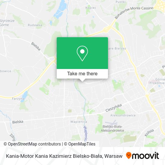 Kania-Motor Kania Kazimierz Bielsko-Biała map