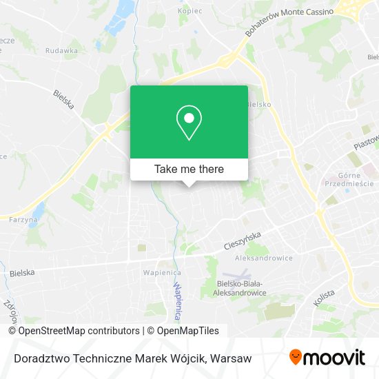 Doradztwo Techniczne Marek Wójcik map