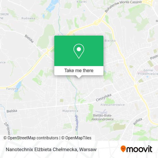 Nanotechnix Elżbieta Chełmecka map