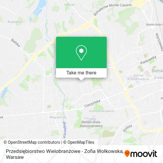 Przedsiębiorstwo Wielobranżowe - Zofia Wołkowska map