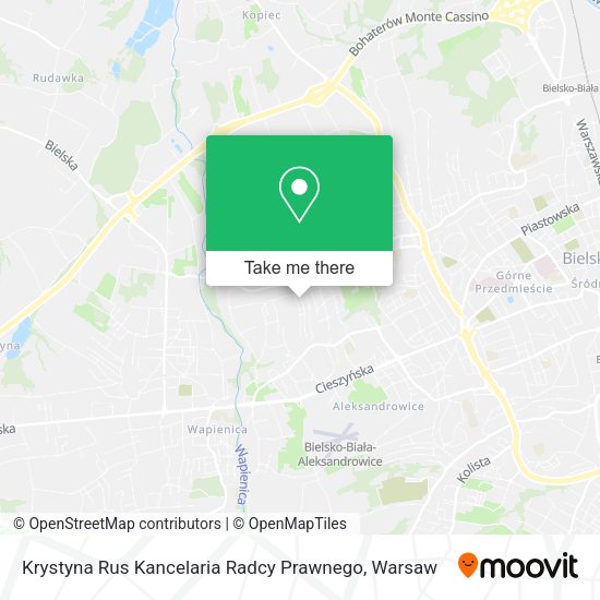 Krystyna Rus Kancelaria Radcy Prawnego map